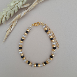 Armband Mix Zwart/Goud