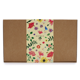 Badzout & Zeepbloemen Cadeauset - Totaal Detoxen