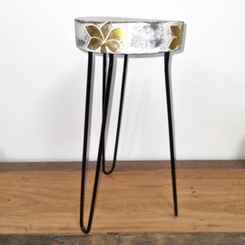 Ronde Plantentafel - Whitewash