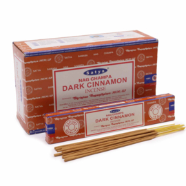 Satya Wierook Donkere Kaneel – Doos 12 x 15g