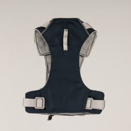 Klein Hondentuigje met Zwarte Obsidiaan – Zwarte Edelsteen Hondenharnas  2-4 kg