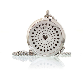 Aromatherapie Geurketting – Diamanten Hart – 30mm