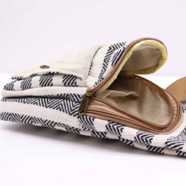 Crossbodytas - Zwart & Wit