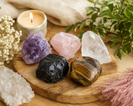 Spirituele Edelstenen Starterset – Ruwe Edelstenen Cadeauset