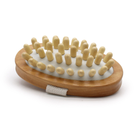 Houten Anti-Cellulite Massageborstel – 11x3 cm
