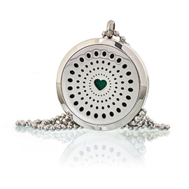 Aromatherapie Geurketting – Diamanten Hart – 30mm