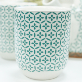 Kruidenthee Servies - Groen Mozaïek
