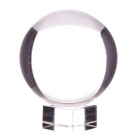 Kristallen Bol op Glazen Voet - 130mm