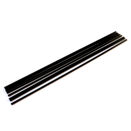 Luxe Losse Geurstokjes - 25 Stuks - Zwart - Vezel - 25cmx3mm