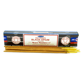 Satya Wierook Zwarte Opium – Doos 12 x 15g