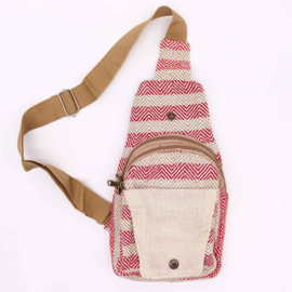 Crossbodytas - Roze & Beige