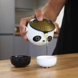 Panda Kruidenthee Servies met Twee Kopjes – Complete Reisset