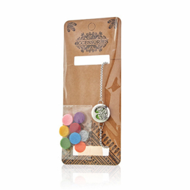 Aromatherapie Geurarmband – Kat en Bloemen – 20mm