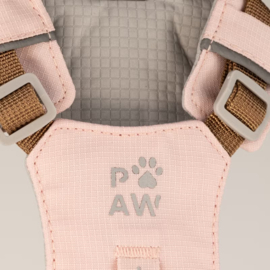 Hondentuigje met Rozenkwarts – Roze Edelsteen Hondenharnas 2-4 kg