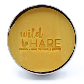 Vegan Wild Hare Shampoo Bar in Blik - 60gr - Papaya
