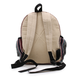 Rugzak -Hemp - Zig Zag Ritsen - Small