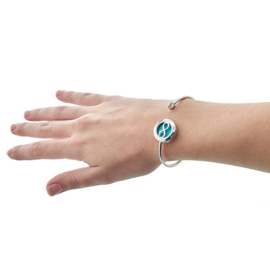 Aromatherapie Geurarmband met Kristal – Libel – 20mm