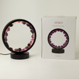 Edelsteen Halo Lamp – Zen Geest – Amethist