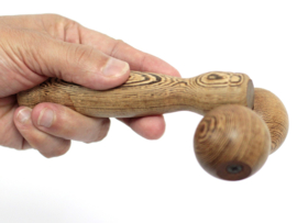 Houten Massagetool Handbalroller - 16x8.5x5.5cm