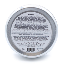 Vegan Wild Hare Shampoo Bar in Blik - 60gr - Orchidee