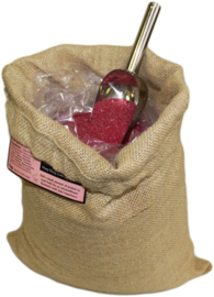 Aromatherapie Badzout - Passie - Ylang Ylang, Citroen & Sinaasappel - Hessian Zak - 7Kg