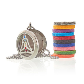 Aromatherapie Geurketting – Yoga Chakra – 30mm