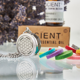 Aromatherapie Geurketting – Levensbloem – 25mm