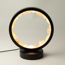 Edelsteen Halo Lamp – Zen Lichaam – Rozenkwarts