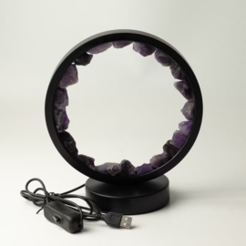 Edelsteen Halo Lamp – Zen Geest – Amethist