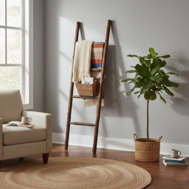 Woonladder Teakhout Chocolade Bruin – 1.5 M