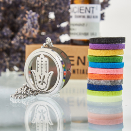 Aromatherapie Geurketting – Hand van Fatima – 30mm