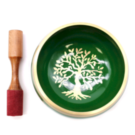 Levensboom Klankschaal - Groen - 14cm