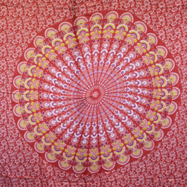 Mandala Sarong - Robijnrood