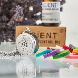 Aromatherapie Geurketting – Diamanten Hart – 30mm