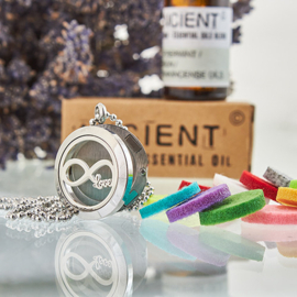 Aromatherapie Geurketting – Oneindige Liefde – 25mm