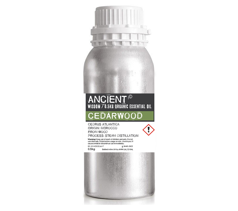 Biologische Etherische Cederhout Olie - 500ml