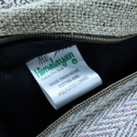 Rugzak -Hemp - Zig Zag Ritsen - Small