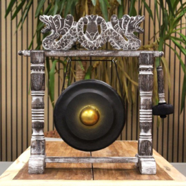 Healing Gong In Standaard - Zwart - 50cm