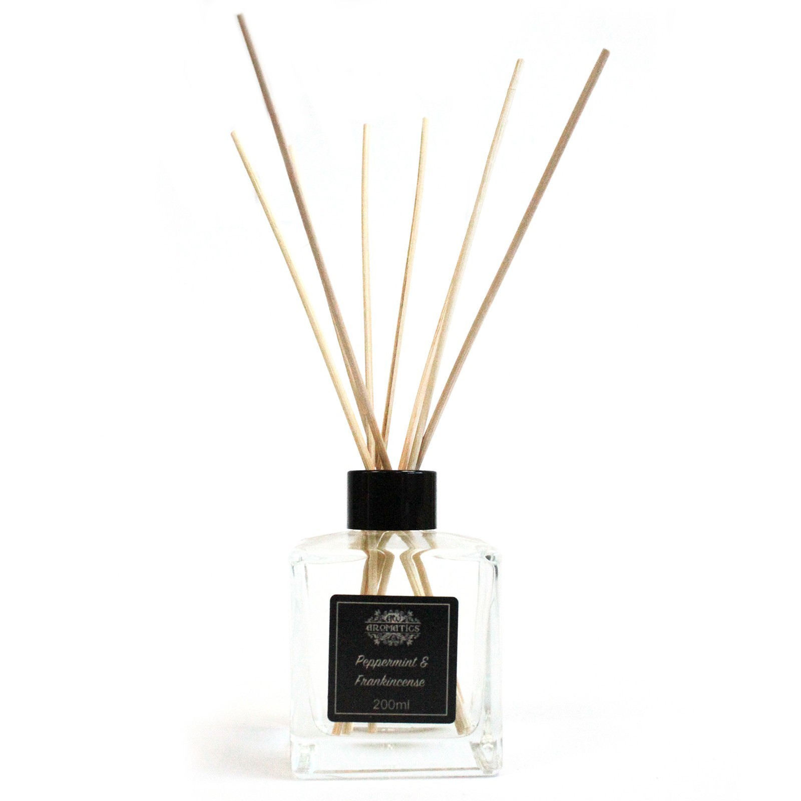 Geurstokjes - Pepermunt & Wierook - 200ml Riet Diffuser