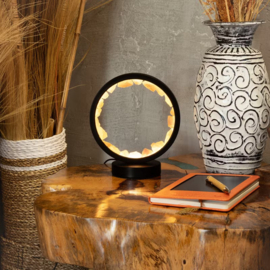 Edelsteen Halo Lamp – Zen Lichaam – Rozenkwarts
