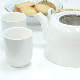 Kruidenthee Servies - Klassiek Wit