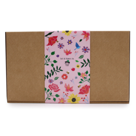 Badzout & Zeepbloemen Cadeauset - Passie