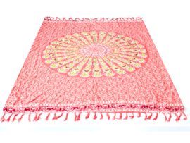 Mandala Sarong - Robijnrood