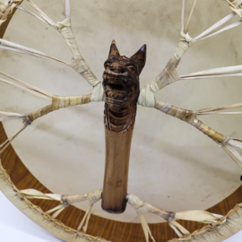 Sjamanentrommel & Stok – Geest van de Draak – Stembaar – 40 cm
