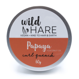 Vegan Wild Hare Shampoo Bar in Blik - 60gr - Papaya