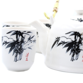 Kruidenthee Servies - Wit Oosters