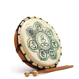 Chakra Sjamanistische Trommel met Stokken - 25cm