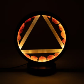 Edelsteen Halo Lamp – Vuur – Carneool & Seleniet