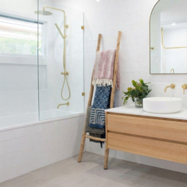 Woonladder Teakhout Naturel – 1.5 M