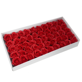 Zeeprozen 50 Stuks Donker Rood - Medium Zeeproos